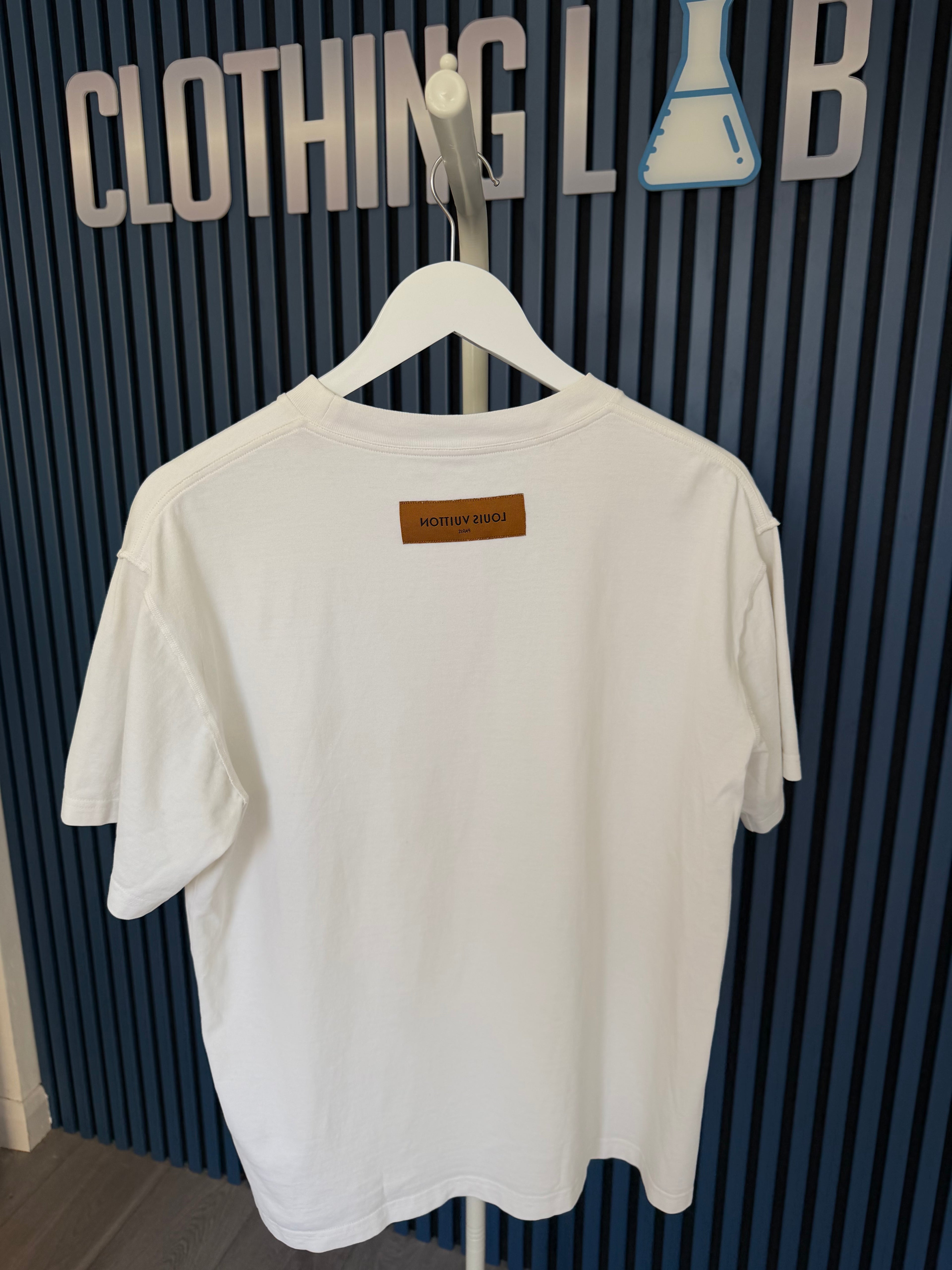 Louis Vuitton Stitch Print T-Shirt | M (fits small) | Pre Owned