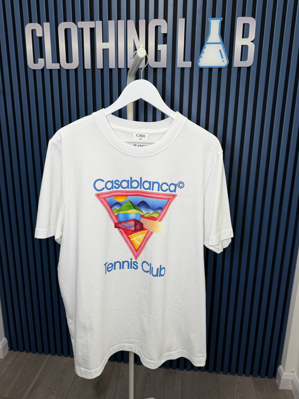 Casablanca Tennis Club Icon T-shirt | L | Brand New
