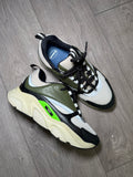 Dior B22 Khaki Pistachio Trainers | UK7 | Pre Owned